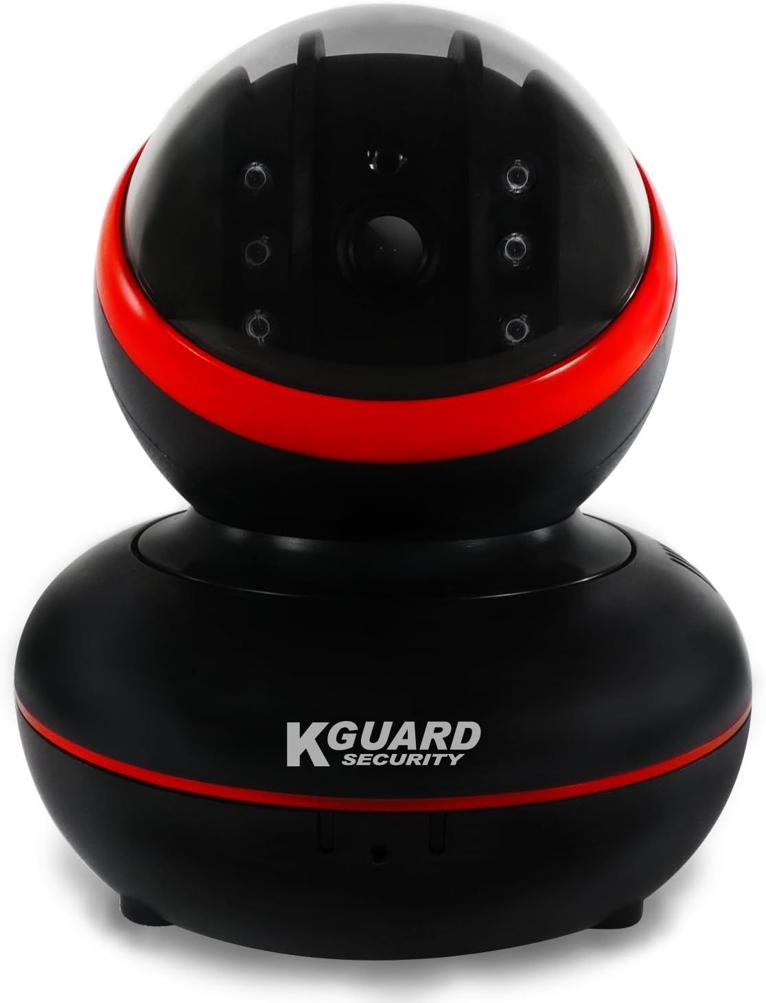 KGuard Security 1080P WiFi Pan/Tilt IP Camera With Night Vision Black