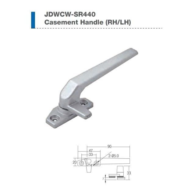 JAD By St.Guchi JDWCW-SR440 Casement Window Handle Lock Fastener JAD By St.Guchi