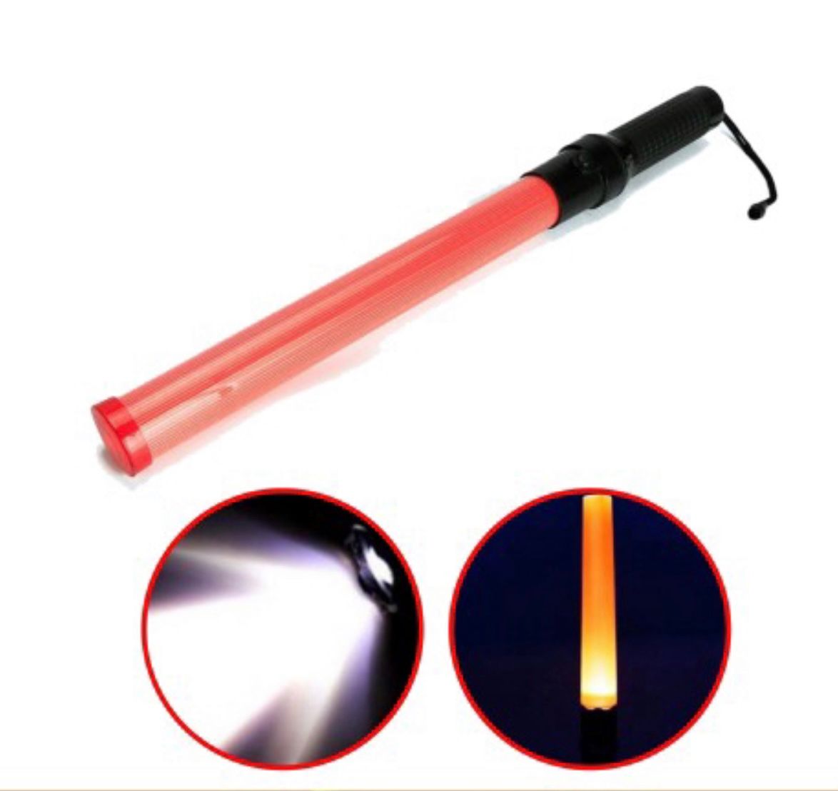 NA Traffic LED Rescure Warning Signal Road Control Flashing Light SAFETY Kecemasan Baton - RED ( SL-900 )