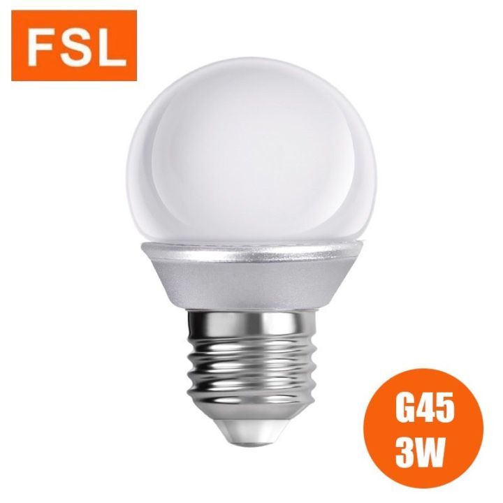 FSL G45 3W E27 / LED Bulb 6500K Daylight