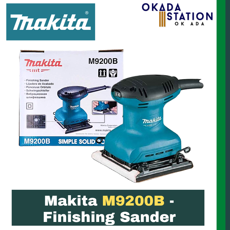 Makita M9200B - Finishing Sander / Sander / Polishing Sander / Orbits Sander