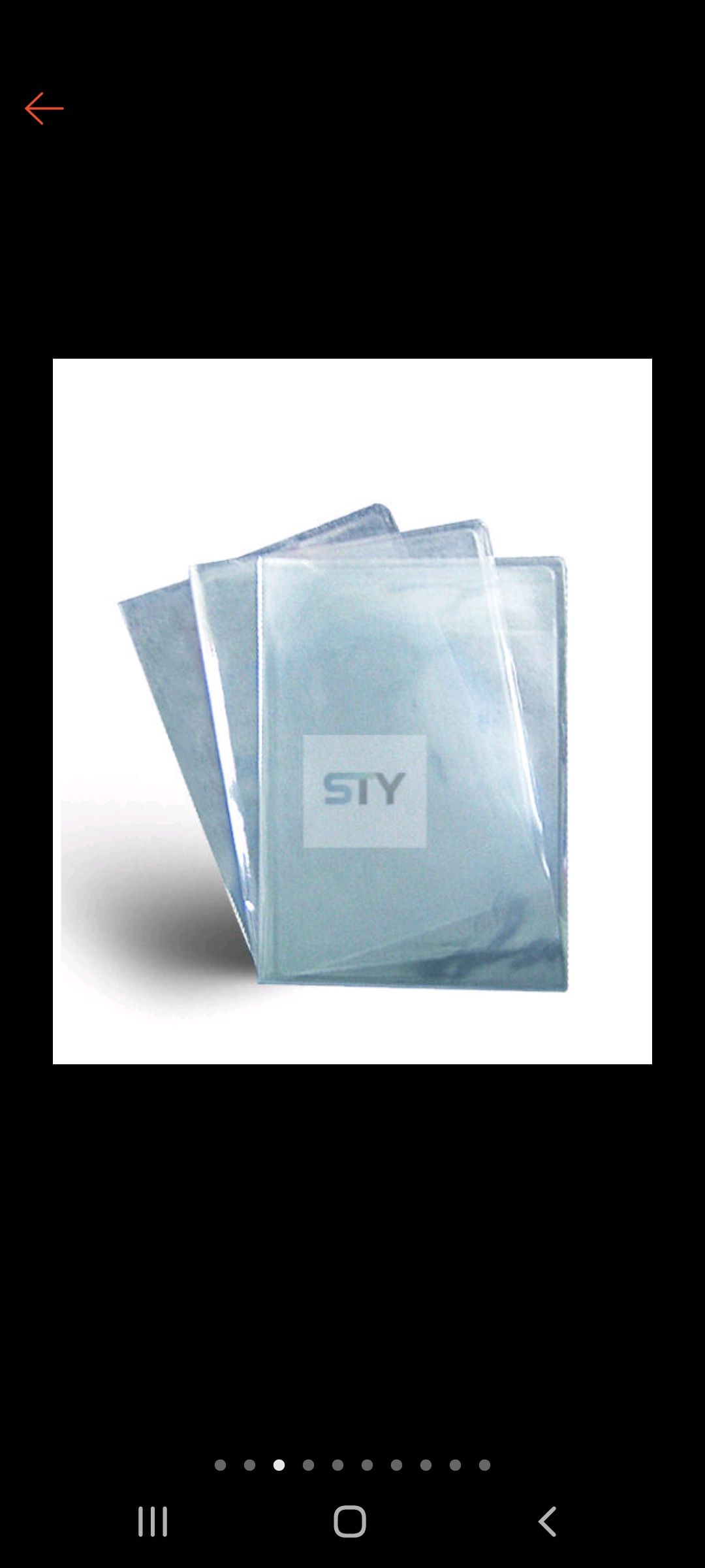 A4 Plastic Pocket