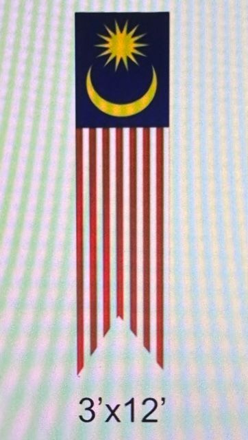 QS Bendera Malaysia 3X12 (With Installation)
