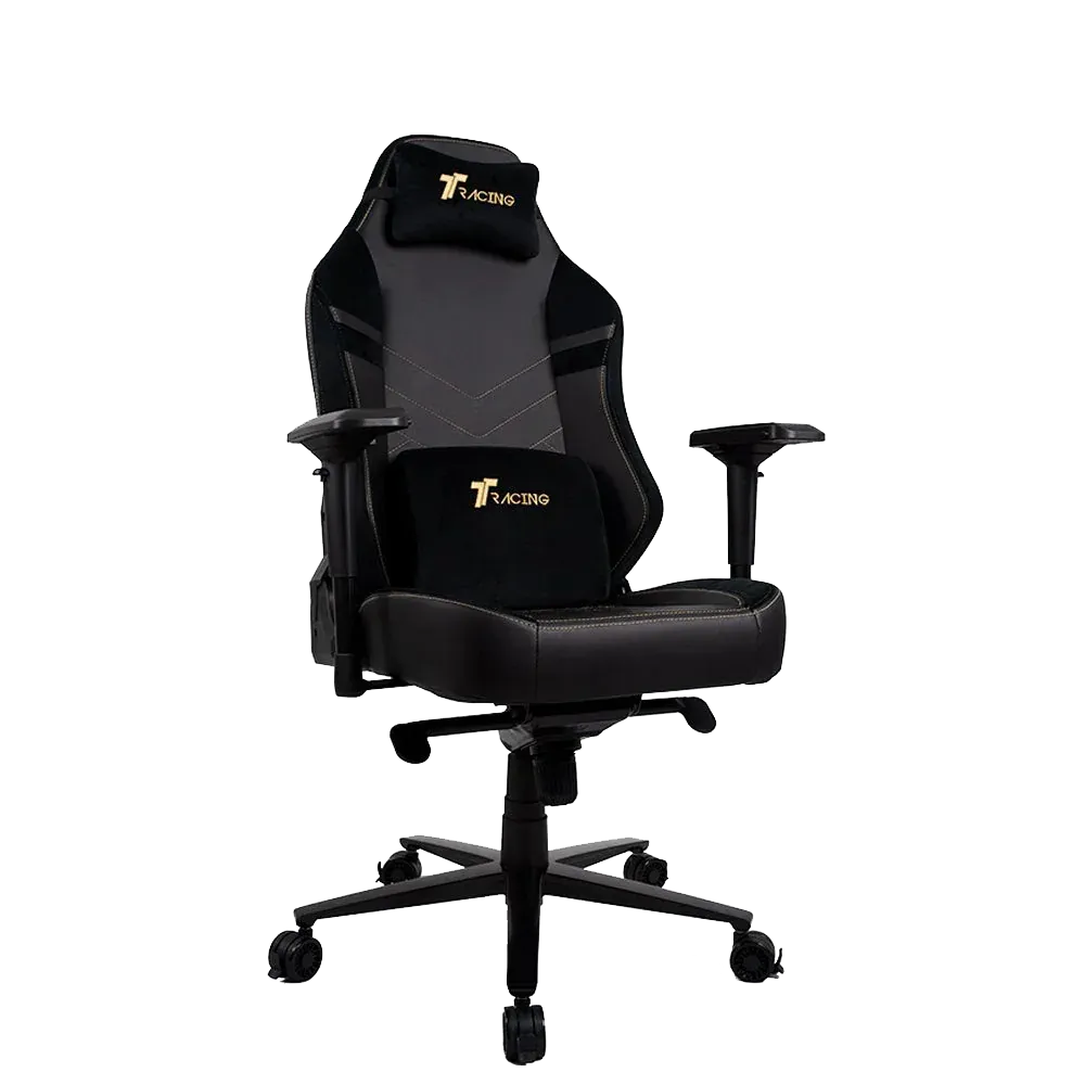 TTRacing Maxx Gaming Chair - Royal Black 5D Armrest MAXX5D-R-BK