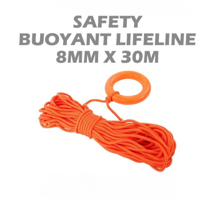 SAFETY BUOYANT LIFELINE 8MM X 30M
