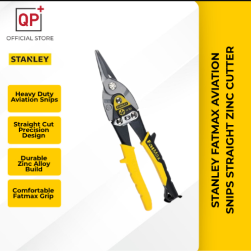 STANLEY FATMAX AVIATION SNIPS STRAIGHT ZINC CUTTER 10" 250MM l GUNTING BESI 14-563 l 剪刀-14-563