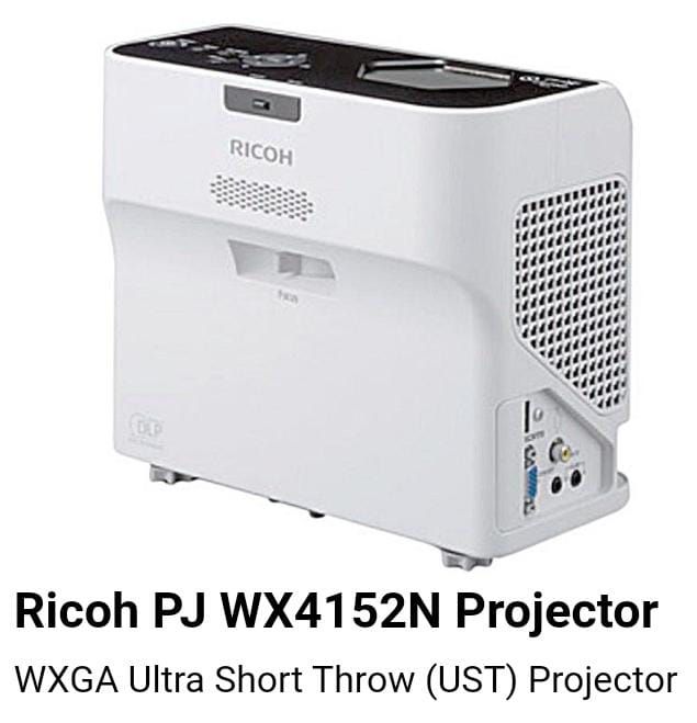 Ricoh projector PJ WX4152N (wxga ultra short throw UST projector)