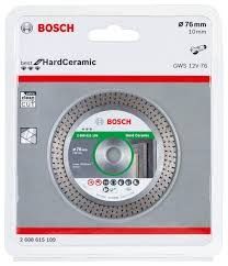 BOSCH 76mm x 10mm Best For Ceramic Diamond Cutting Disc For GWS 12V-76 Angle Grinder