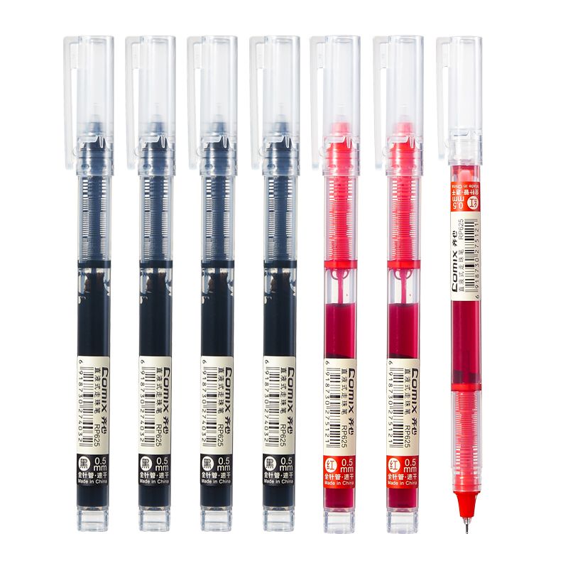 Comix RP625 Straight Liquid Rollerball Pen Full Needle Tip 0.5mm