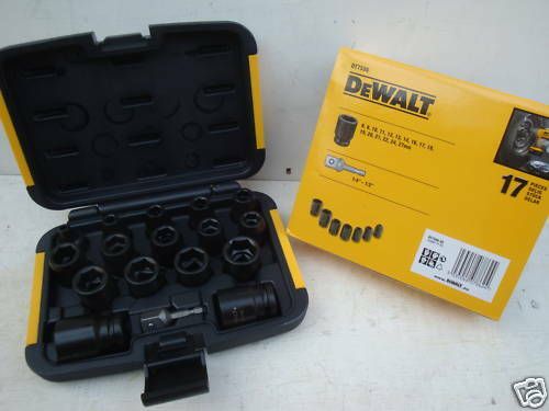 DeWALT *DeWALT DT7506R-GB 17 Piece , 1/2 in Socket Set