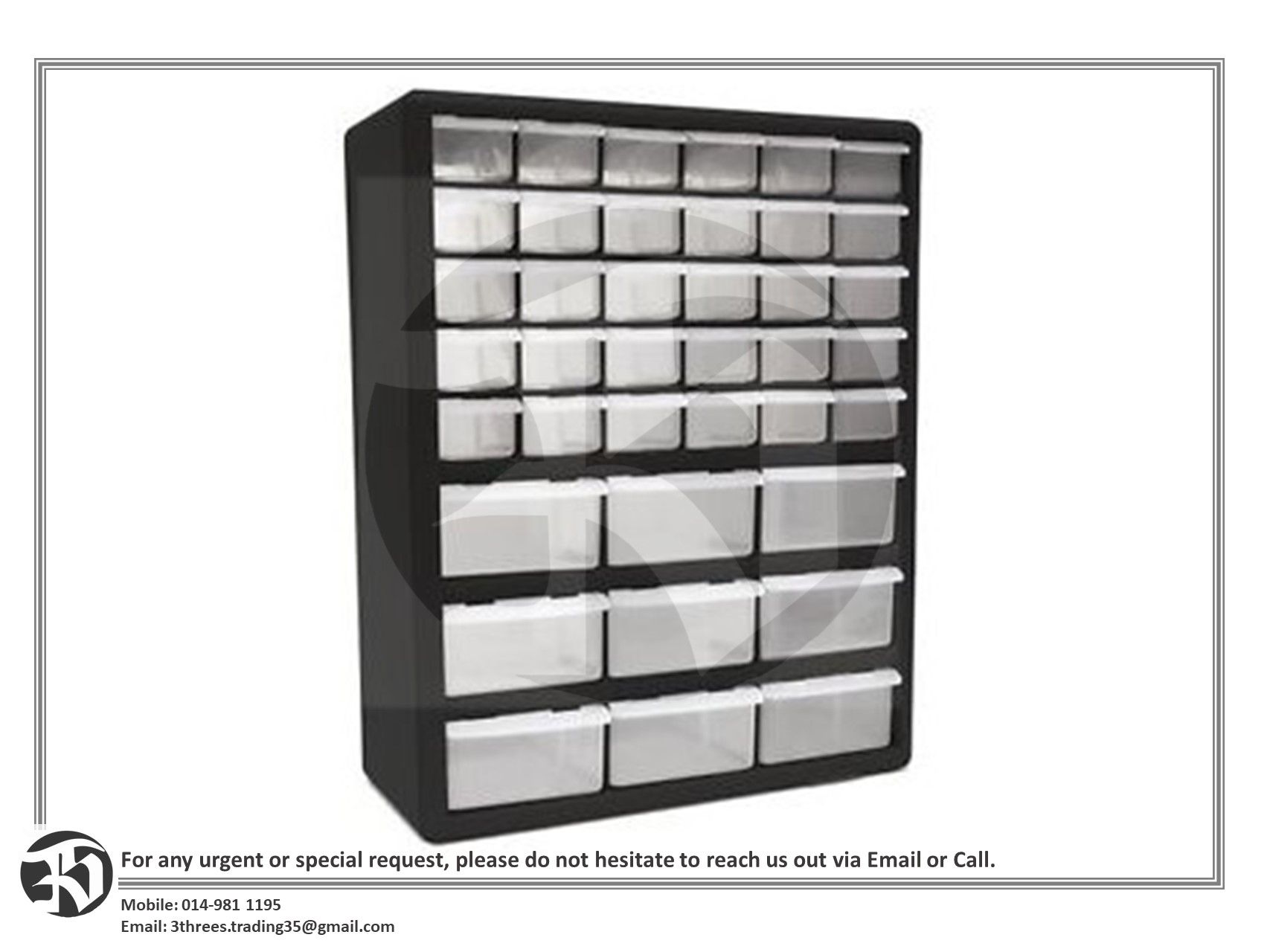 39 Drawers Storage Cabinet
