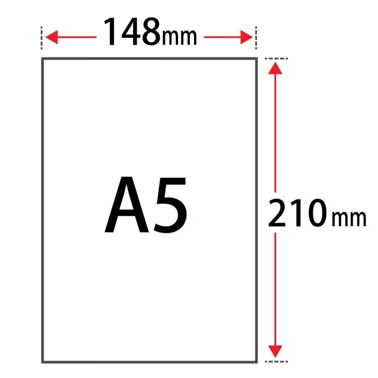 Kertas Sticker Size A5 210mm X 148mm White