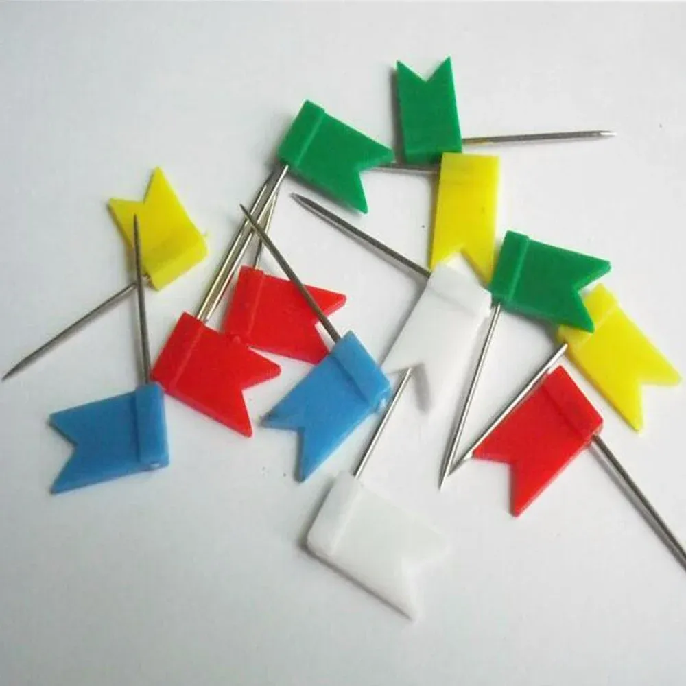 Multi-coloured Flag Pin. - 35pcs/box