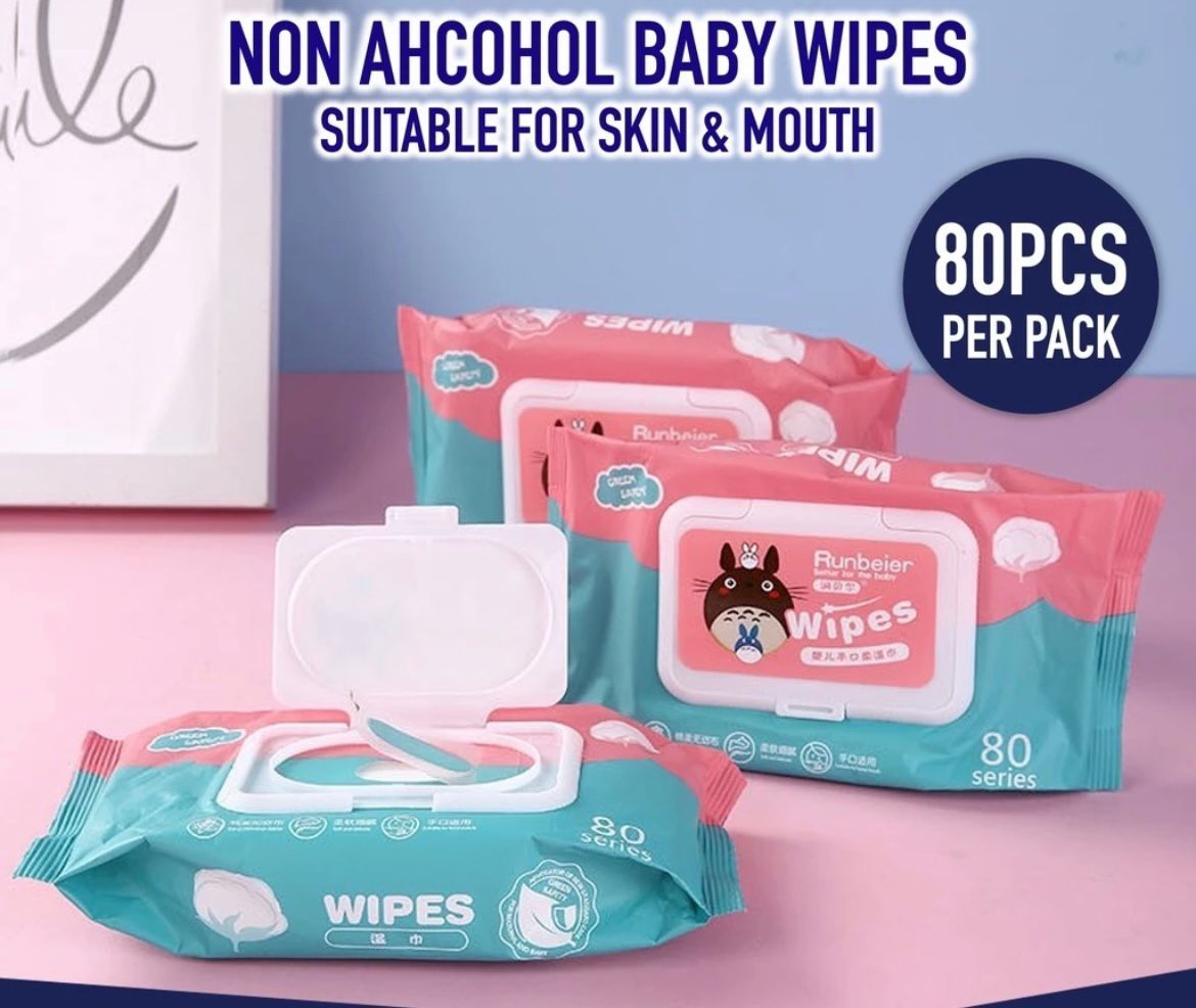 Baby Wipes - 80pcs
