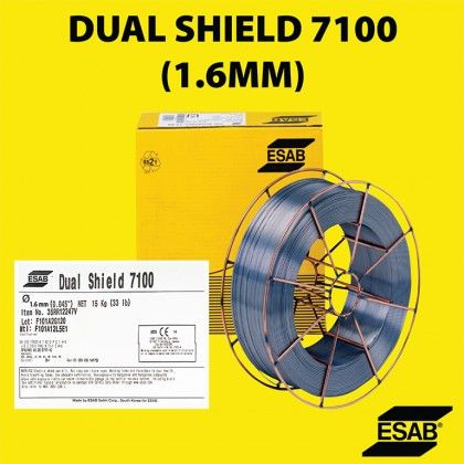 RIGHTWELL ESAB DUAL SHIELD 7100 MIG FLUX CORED WELDING WIRE (AWS E71T-1C) 15KG