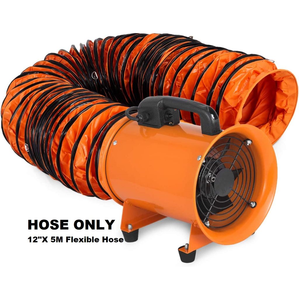 OEM 12" x 5M Flexible Hose For Ventilation Fan