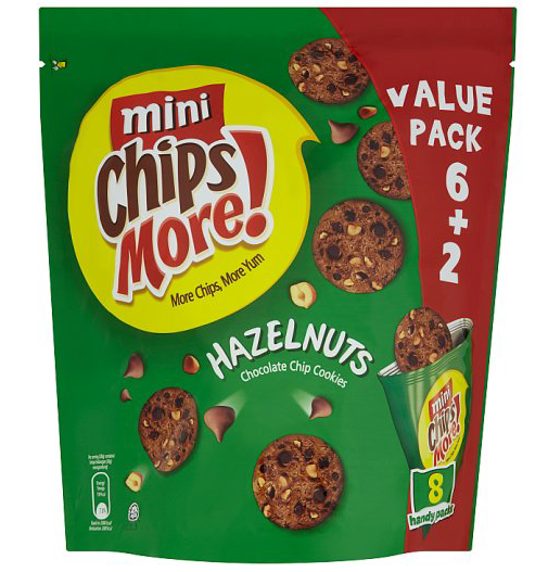 CHIPSMORE HAZELNUT MP 8X28G