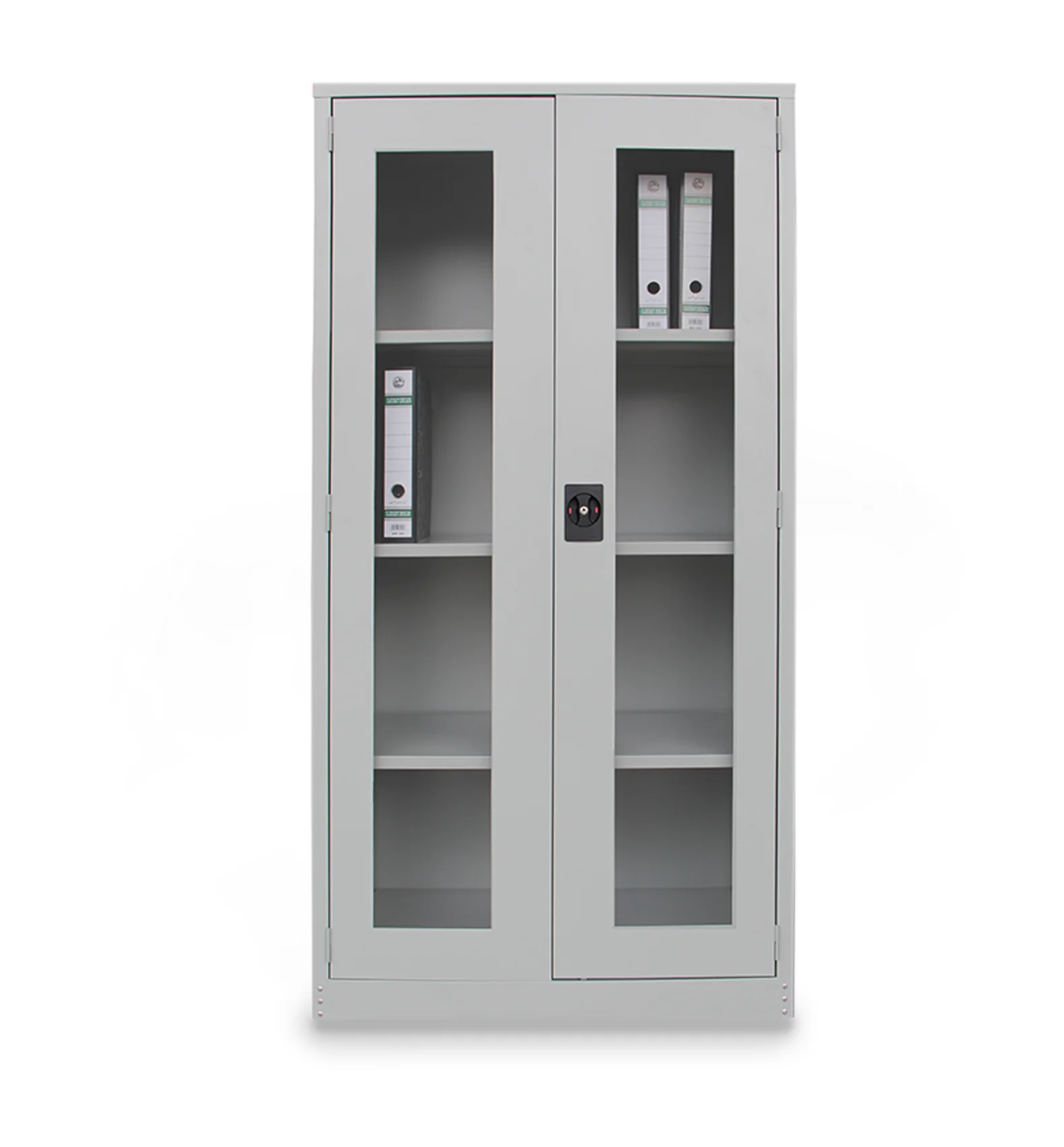 Full Height Swing Glass Door C/W 3 Adjustable Shelves Cupboard S118-GS