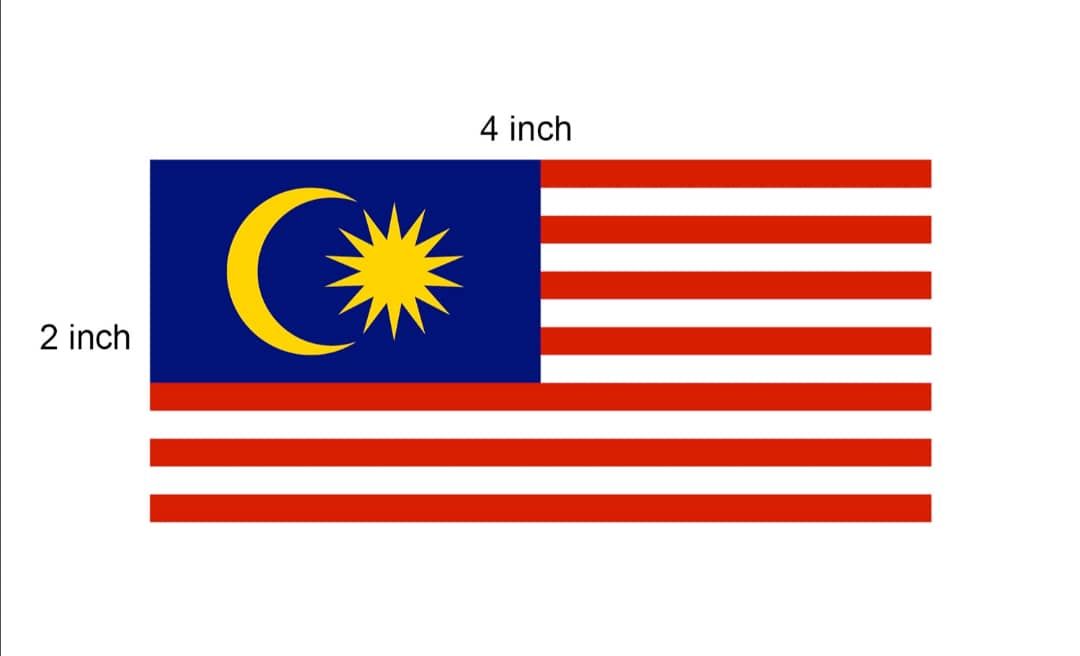 Malaysia Flag / Flag / 2' x 4' / Nylon / Bendera Malaysia / Bendera