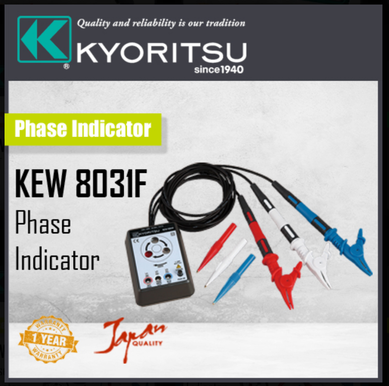 KYORITSU 8031F PHASE ROTATION TESTER