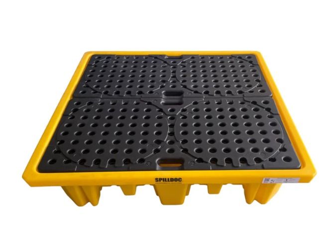 4-way 4-Drum Spill Pallet