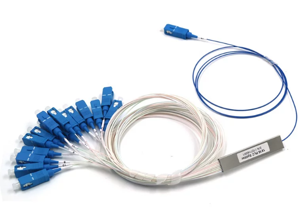 1:16 PLC Splitter, 0.9mm, SC/UPC Input 1m, SC/UPC Output 1m, G657A1, Micro Type