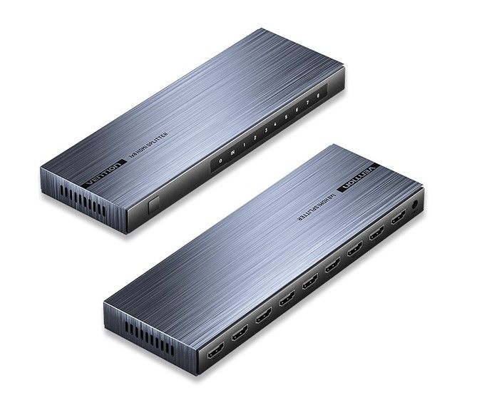 Vention HDMI Splitter HDMI 2.0 4K 30HZ Switcher 1 in 8 out Adapter Converter for PS4 TV XBOX360 Xiaomi Mi Box Bi-Direction