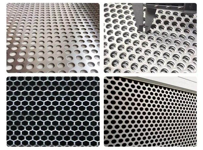 Stainless steel perforated sheet with customized size/hole