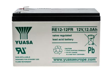 *Yuasa 12V RE12-12L Sealed Lead Acid Battery - 12Ah