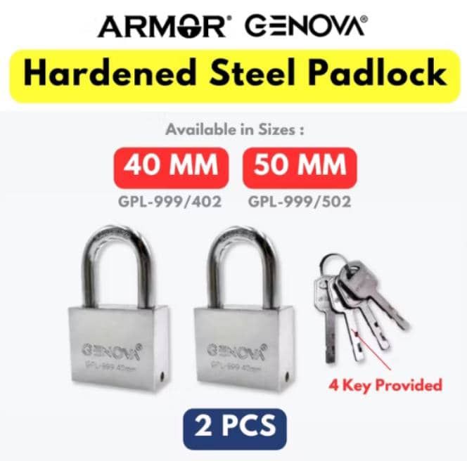 Armor Genova 40mm padlock GPL-999/401 (2pcs/pack)