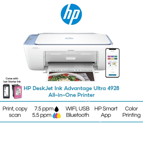 HP DESKJET INK ADVANTAGE ULTRA 4928 ALL-IN-ONE PRINTER - PRINT / SCAN / COPY / WI-FI