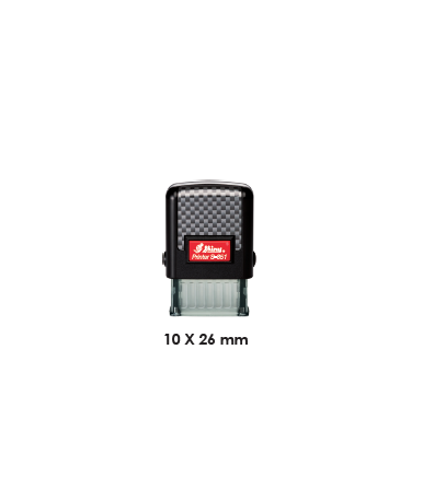 SELF INK RUBBER STAMP SHINY S-851 10 X 26 MM