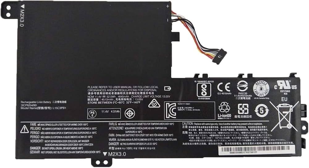 Lenovo FLEX 4/Ideapad 320/330/Yoga 520 Laptop Notebook Battery OEM L15L3PB0 (TYPE-A)