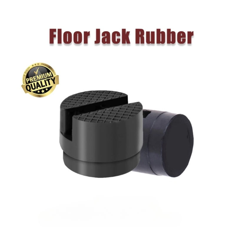 RANDOM/OEM CAR RUBBER SLOTTED HYDRAULIC FLOOR JACK GUARD DISK PAD FRAME RAIL ADAPTER