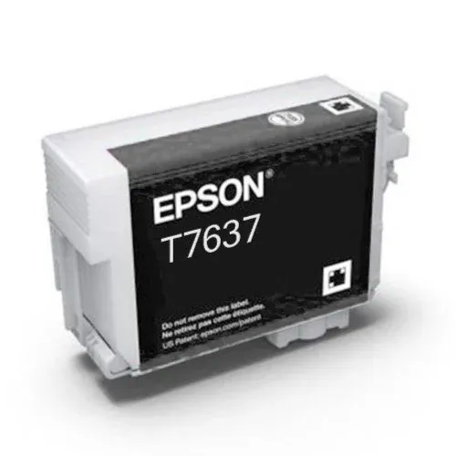Genuine Malaysia Epson Warranty Epson - Epson T7637 Light Black SureColor P607 Ink Cartridge C13T763700