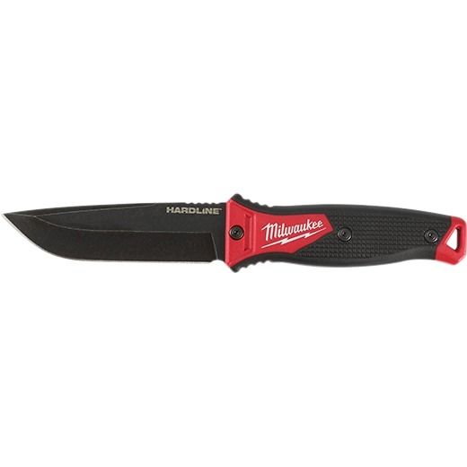 MILWAUKEE 5" HARDLINE Fixed Blade Knife w/ Knife Sheath