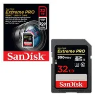 SANDISK SD EXTREME PRO 300MB/S 32GB