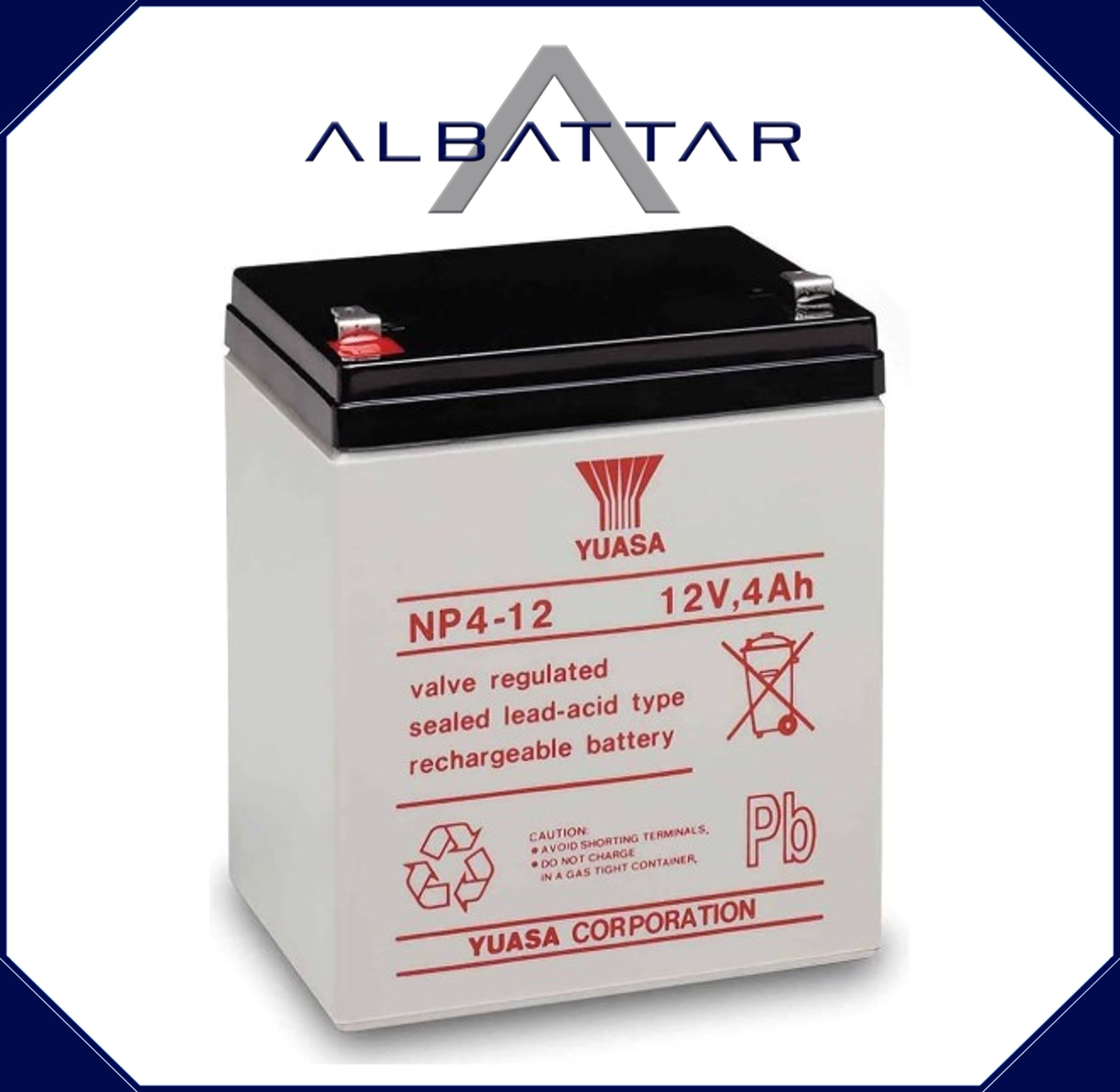 Battery Yuasa 12V, 4Ah