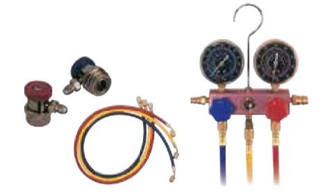 JONNESWAY 60" DUAL R12, R134A AUTO AC MANIFOLD GAUGE SETS
