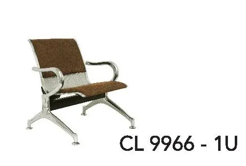 Single Seater Waiting Area Chair (PVC/FABRIC)