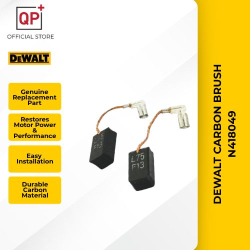 DEWALT CARBON BRUSH N418049 - 2PCS FOR ROTARY HAMMER ( D25133, D25143, D25144 ) l BERUS KARBON l 碳刷-