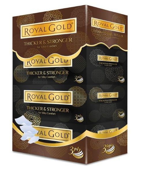 TISSUE ROYAL GOLD 120'S (1X4)