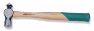 JONNESWAY BALL PEEN HAMMER W/HICKORY HANDLE, SIZE: 32OZ