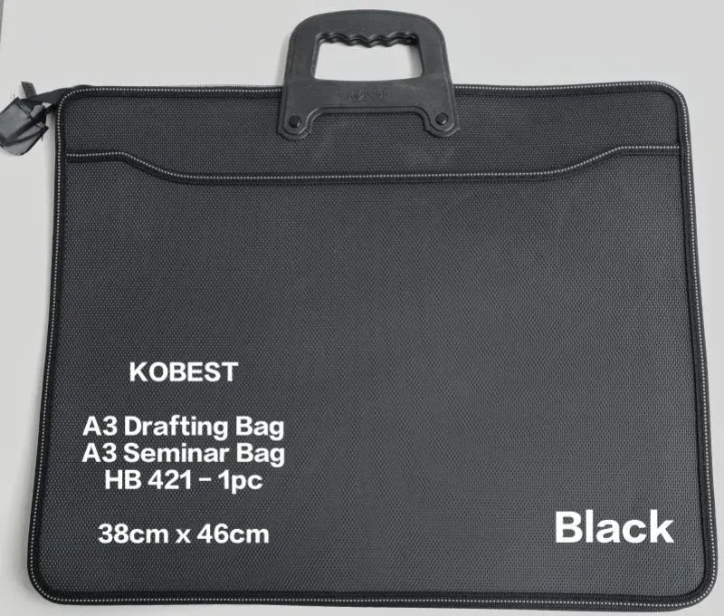 HB421 (A3) Portfolio File Drawing Bag (KOBEST) / A3/A4 Expanding Seminar Bag