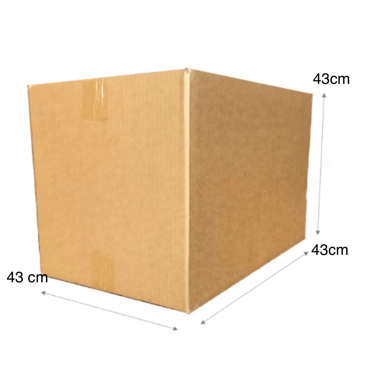 NA Kotak tebal 43cm x 43cm x 43cm 2 layer