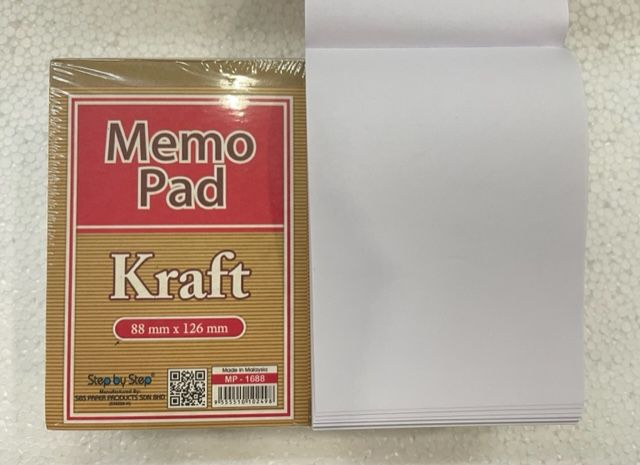 KRAFT MEMO PAD (88x126mm)
