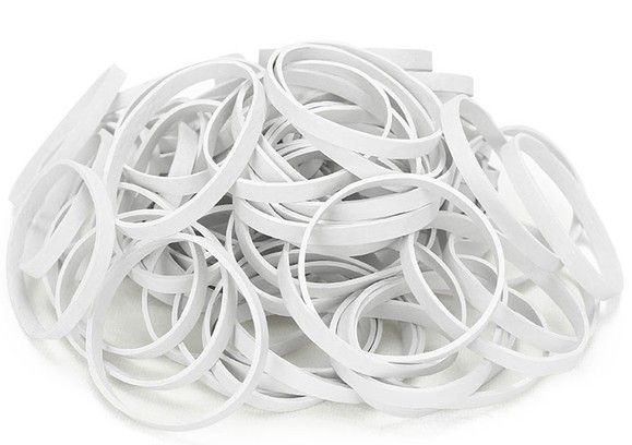 WHITE RUBBER BAND HIGH ELASTIC RUBBER RING