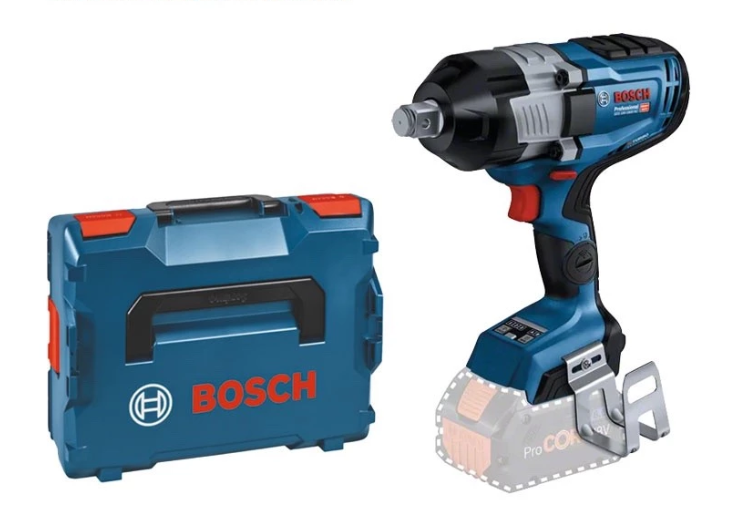 BOSCH GDS 18V-1600 HC 18V BITURBO CORDLESS HIGH-TORQUE IMPACT WRENCH (SET) (06019M1080)
