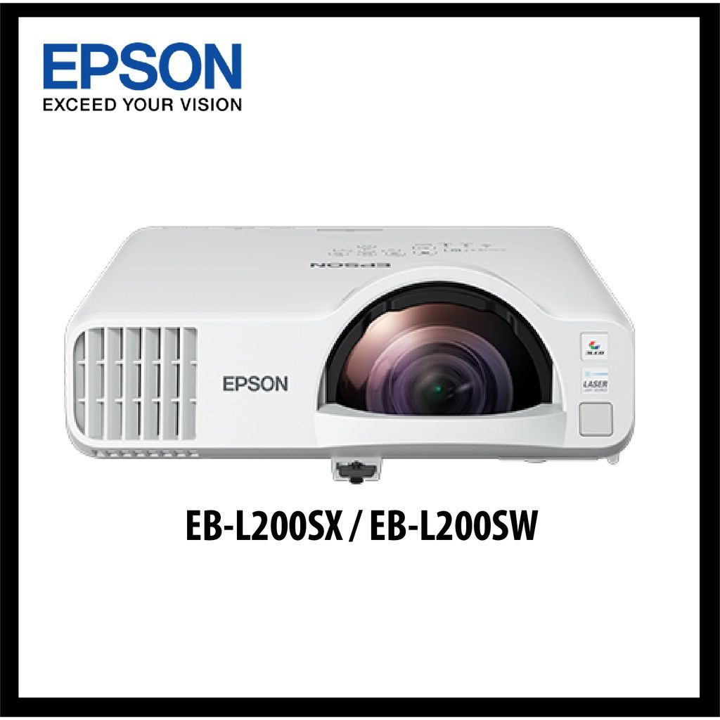 EPSON *EPSON EB-L200SW Wireless WXGA 3LCD Short-throw Laser Projector