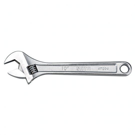 Adjustable wrench, 8", metal